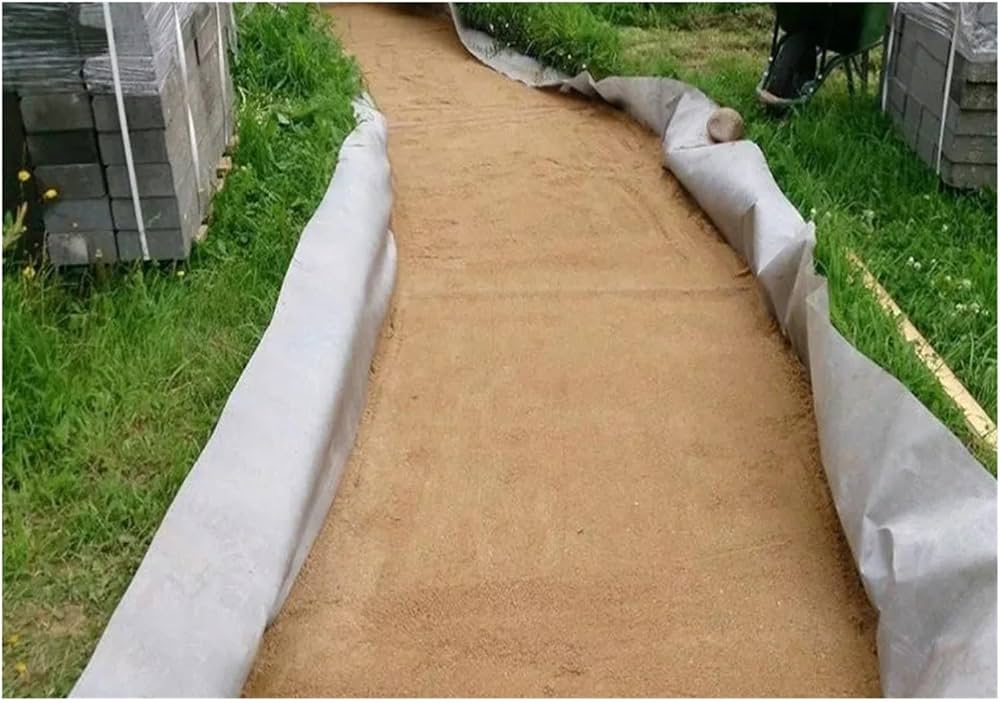 100-800G/M2 Polypropylene/Polyester Fabric Construction Material White/Black PP Pet Non-Woven Geotextile Fabric for Soil Separation and Drainage
