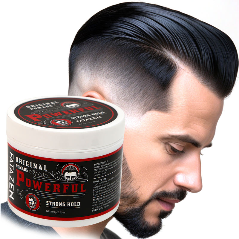 Best Selling Strong Hold Edge Control Mens Hair Pomade for Hair Styling Products Waterproof Sweatproof Extra Hold Hair Wax