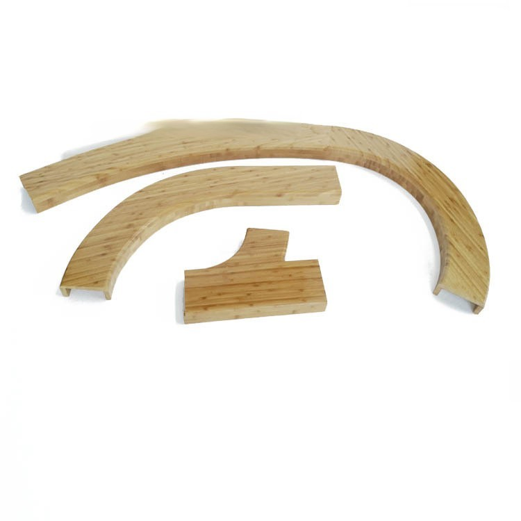 Solid Bamboo Handrail Outside Bamboo Stair Railing