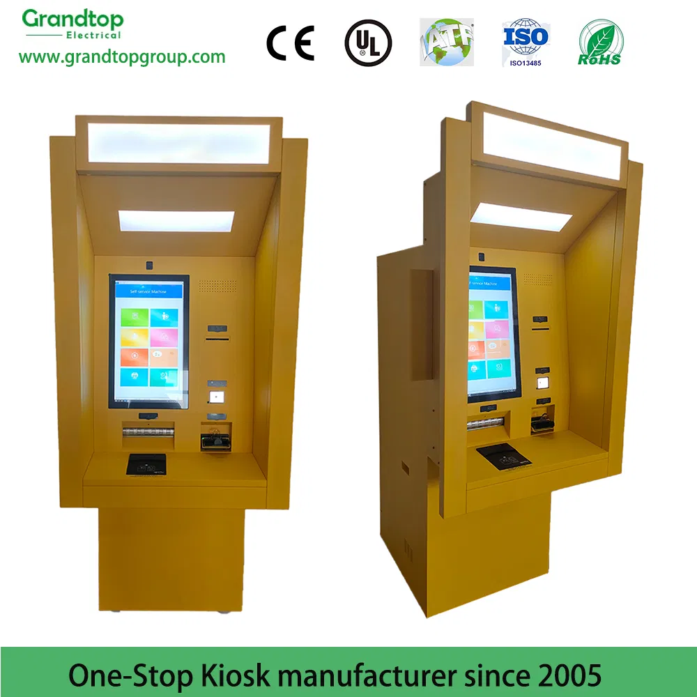 Customized Bank ATM Kiosk Water Resistant Cash Deposit ATM Machines