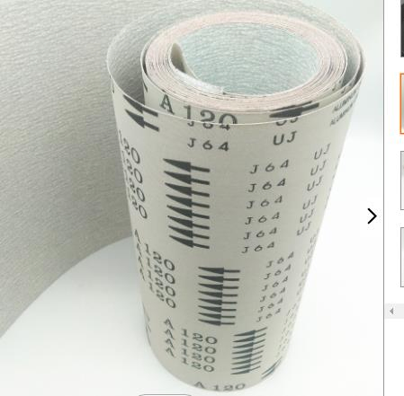 J64 Aluminium Oxide J-Wt Flexible/Soft Sanding Cloth Roll