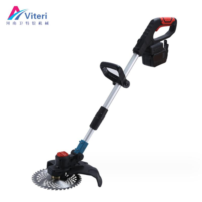 Wholesale Promotion Handheld Wireless Rechargeable Electric Lawn Mower Lithium Battery High Rotary Garden Grass Cutter Machine