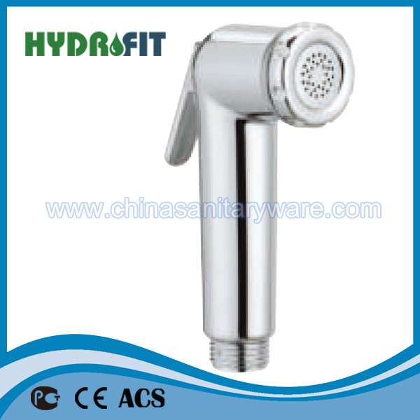Manufacture ABS Chrome Portable Bidet Toilet Sprayer Hygienic Faucet Handheld Shattaf Sprayer for Muslim