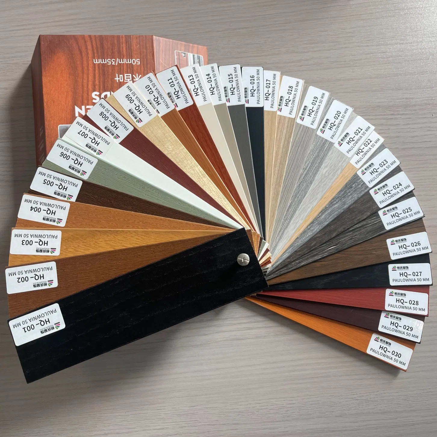 Wholesale 25/35/55mm Bedroom Paulownia Blinds Slats Factory