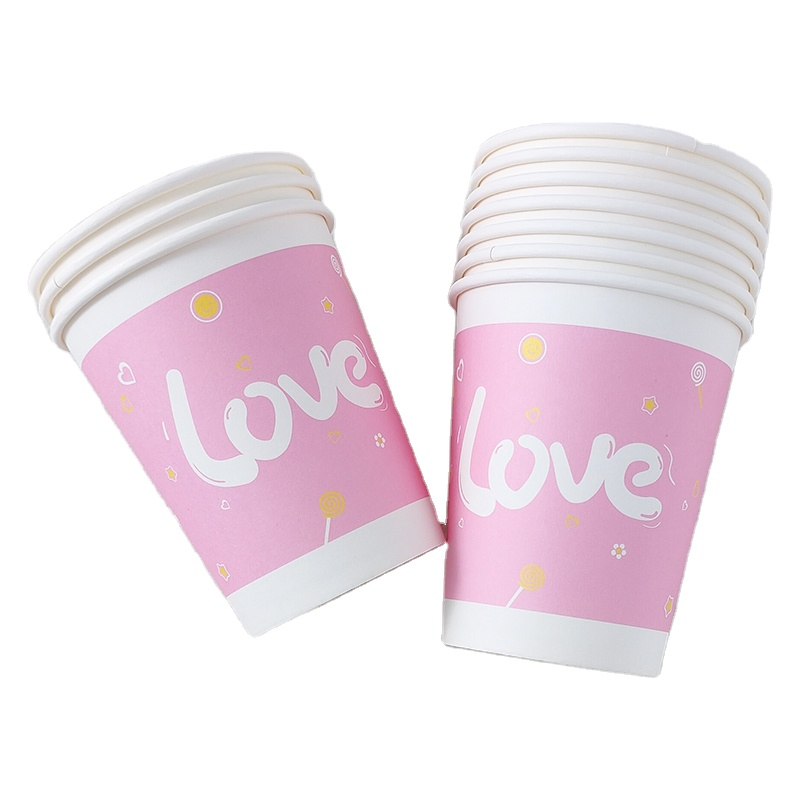 Термочашки бумажные однослойные 16 oz для горячих напитков