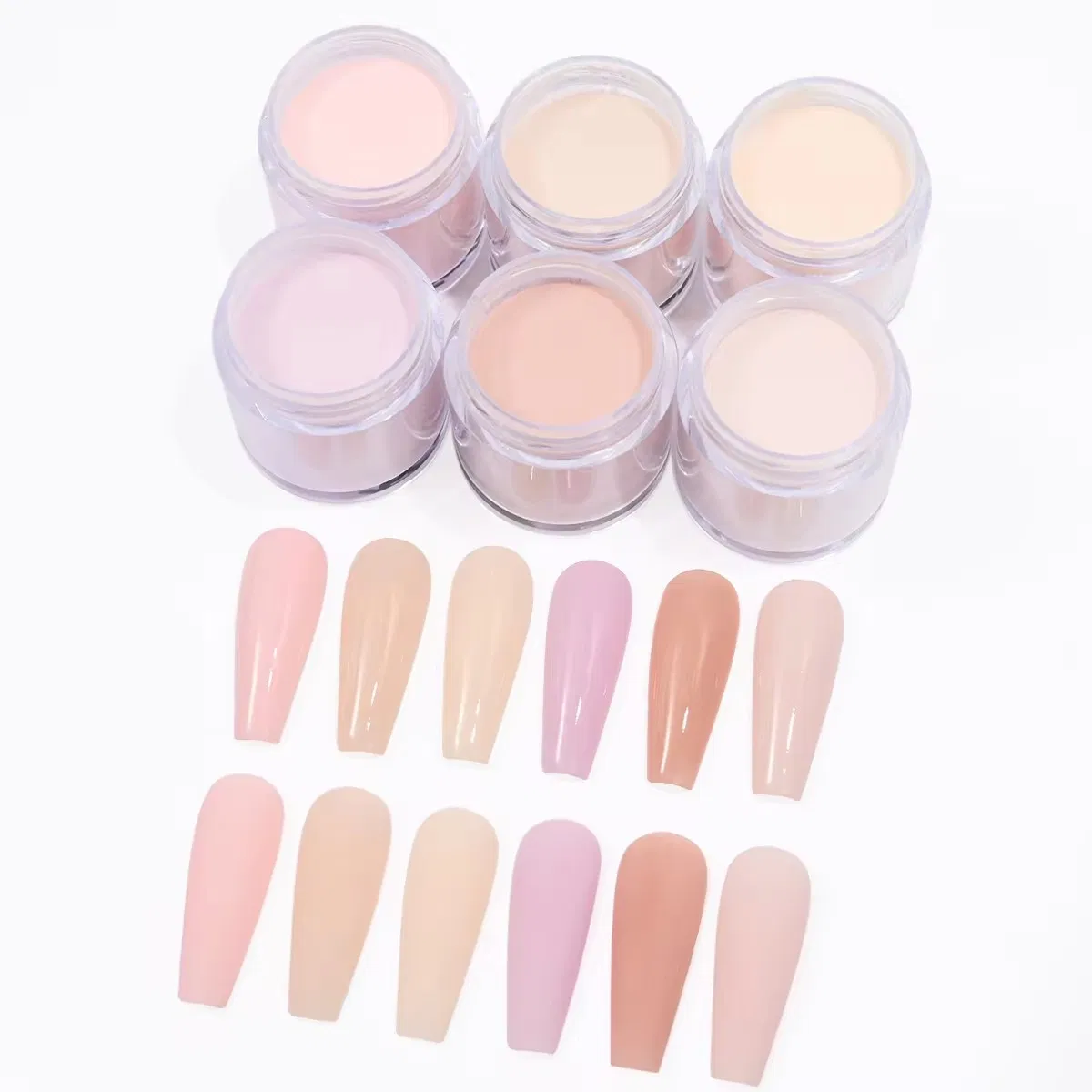 Neissry Factory Wholesale Acrylic Nail Powder Cover Pink Clear Acrylic Powder EMA Custom Bulk Acrylic Powder