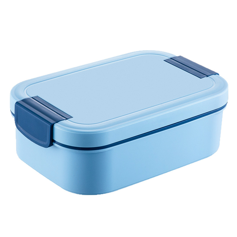 Practical Eco Friendly Plastic Lunch Box with Lid for Microwave Dishes