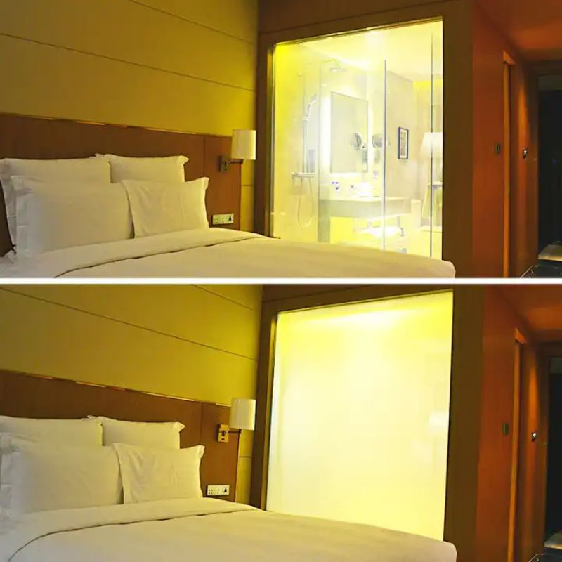 Rear Projection Film Pdlc Film Power Supply LCD Window Electric Smart Glass Film