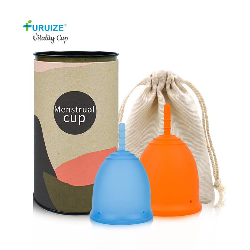 Furuize 100% Soft Silicone Copa Menstruelle Period Cup