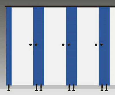 Wet Area 13mm HPL Laminate Shower Cubicle Standard Size