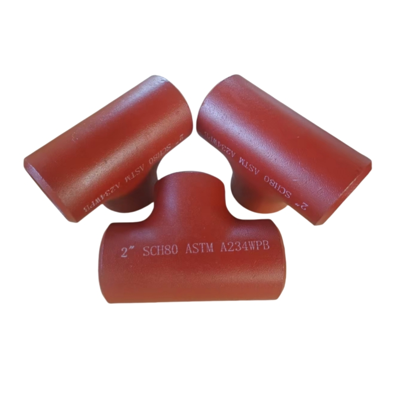 ASTM A234 Wpb/20#/Q235 Tee Pipe Fittings Manufacturer Seamless Butt Welded Equal Tee Stainless Carbon Steel Pipe Fitting Equal Reducing Tee