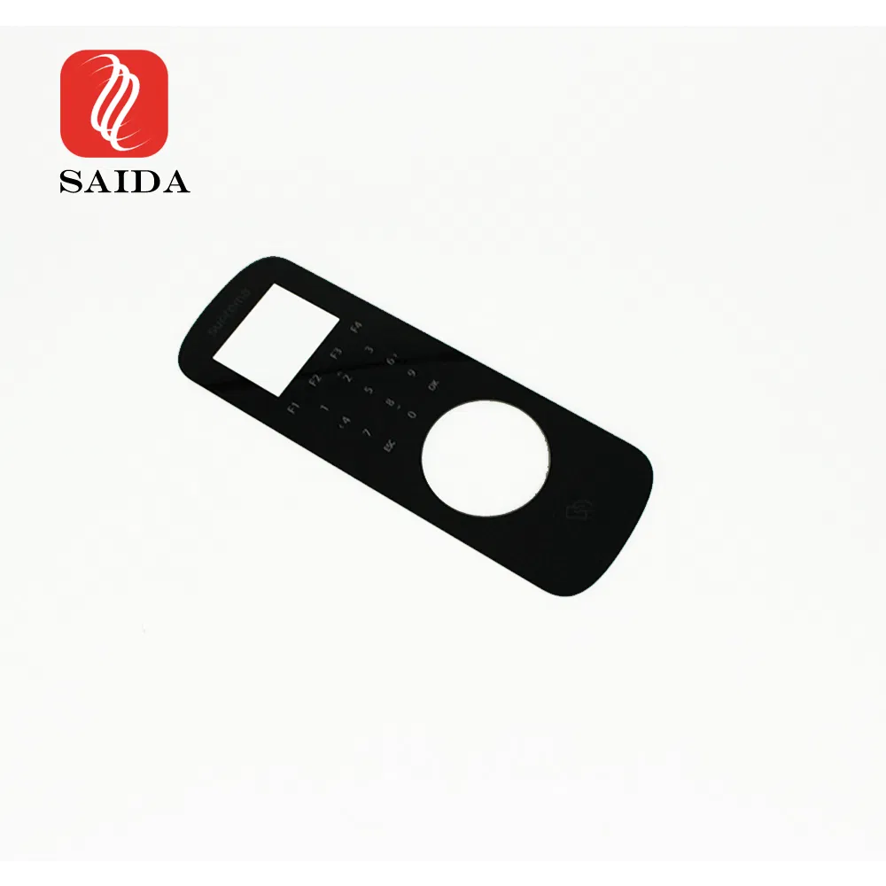 High Quality Tempered Front Protective Cover Glass Panel for Recognition Machine