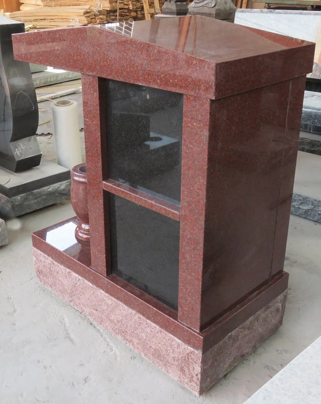 Wholesale Cremation Granite Gravestone 2 or 4 Niche Small Columbarium