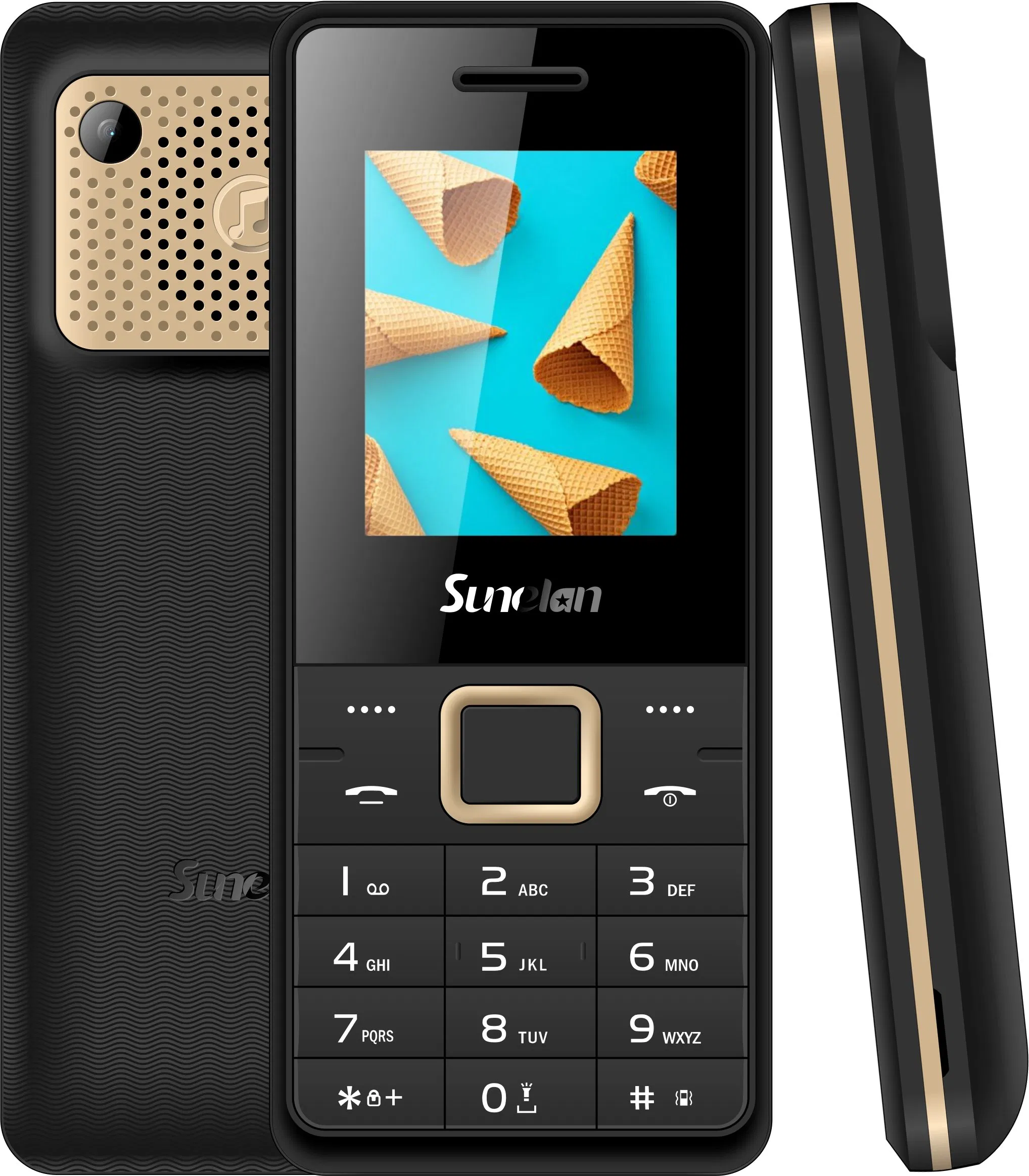 Кнопочный телефон S102 с 2 SIM, FM-радио и 1000 мАч