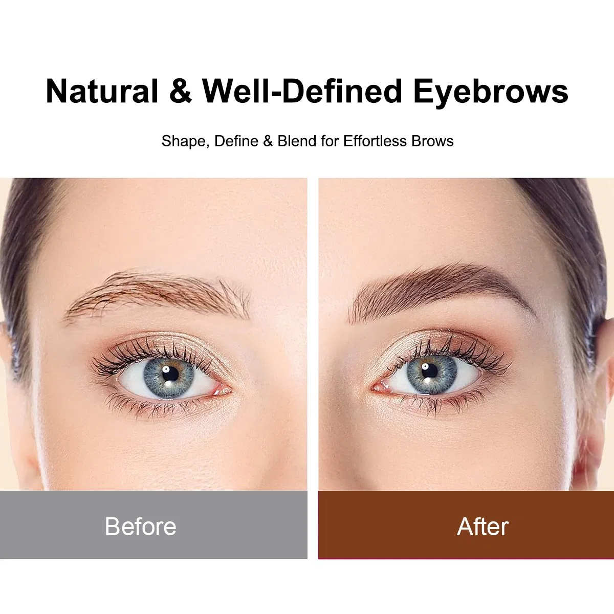 Best Waterproof Long Lasting Black Brow Eyebrow Pencil Brush Wholesale Cosmetics
