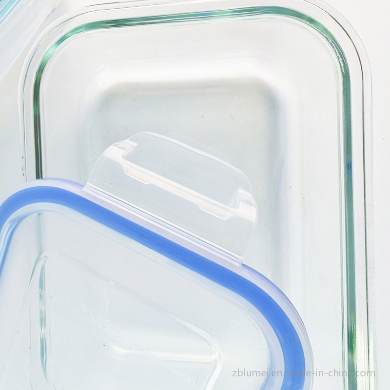 Airtight Borosilicate Heat-Resistant Glass Food Storage Container with BPA Free Lid - Microwave & Dishwasher Safe