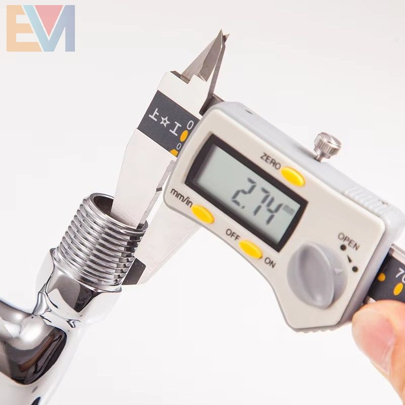 Wall Mounted Basin Mixer Single Cold Water Tap Chrome Plated Faucet Mixer