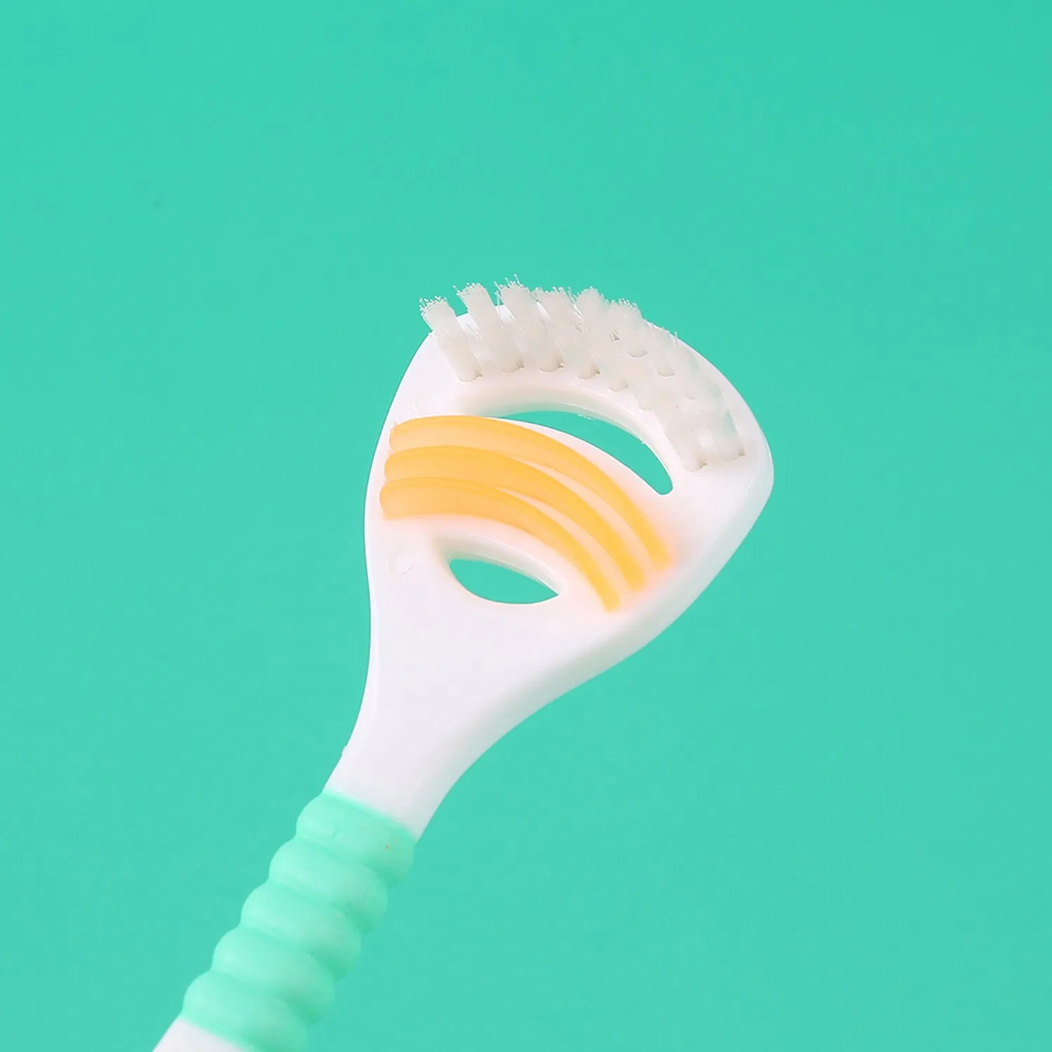 High Quality Tongue Scraper Toothbrush Silicone Plastic Tongue Cleaner Set