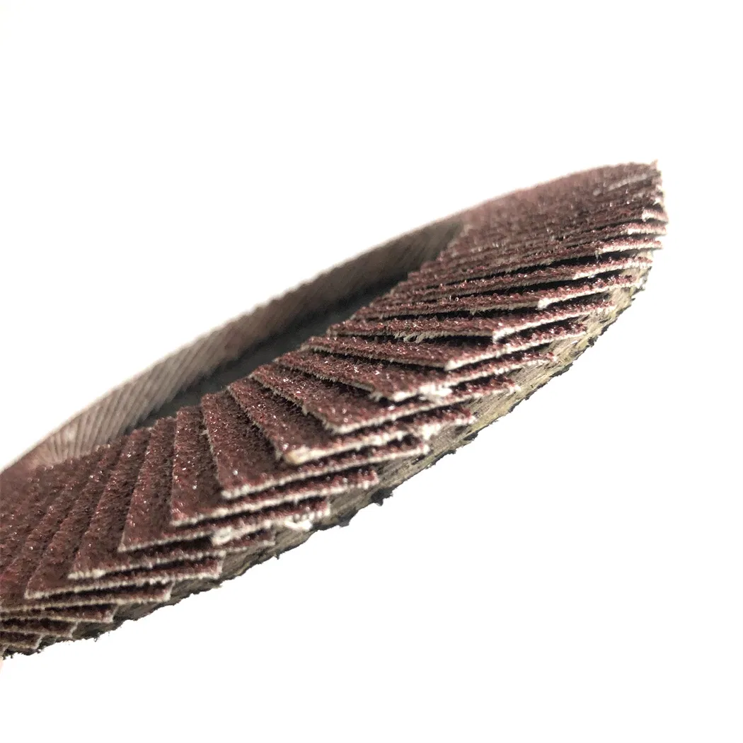 Лепестковый круг 115x22 мм, красный, 4.5 дюйма