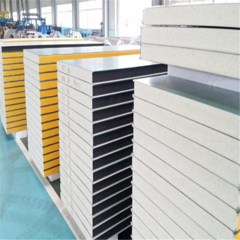 High Strength SIP Panel Waterproof Fireproof PU/PUR/PIR/EPS/Rock Wool/Polyurethane/Glasswool Sandwich Board for Steel Structure Wall/Roof/Ceiling