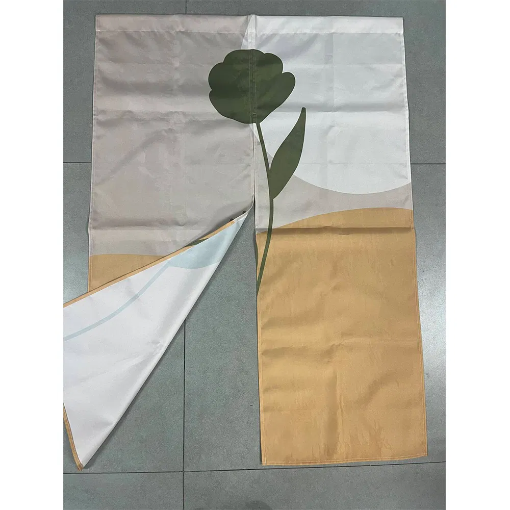 Restaurant Custom Popular Any Size Polyester Hanging Door Curtain for Kitchen Decoration