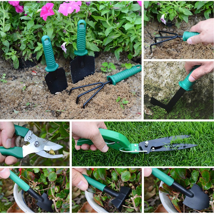 Titans Low Price 10PCS Garden Tool Set Vegetable Flower Gardening Hand Tools Kits