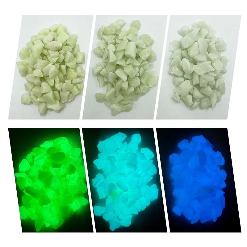 Ceramic Material Luminous Stone Emit Lights in The Dark for Garden Pavement