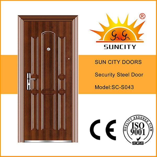 Modern Style Main Front Entry American Door Internal Safety External Anti-Theft American Doors for House