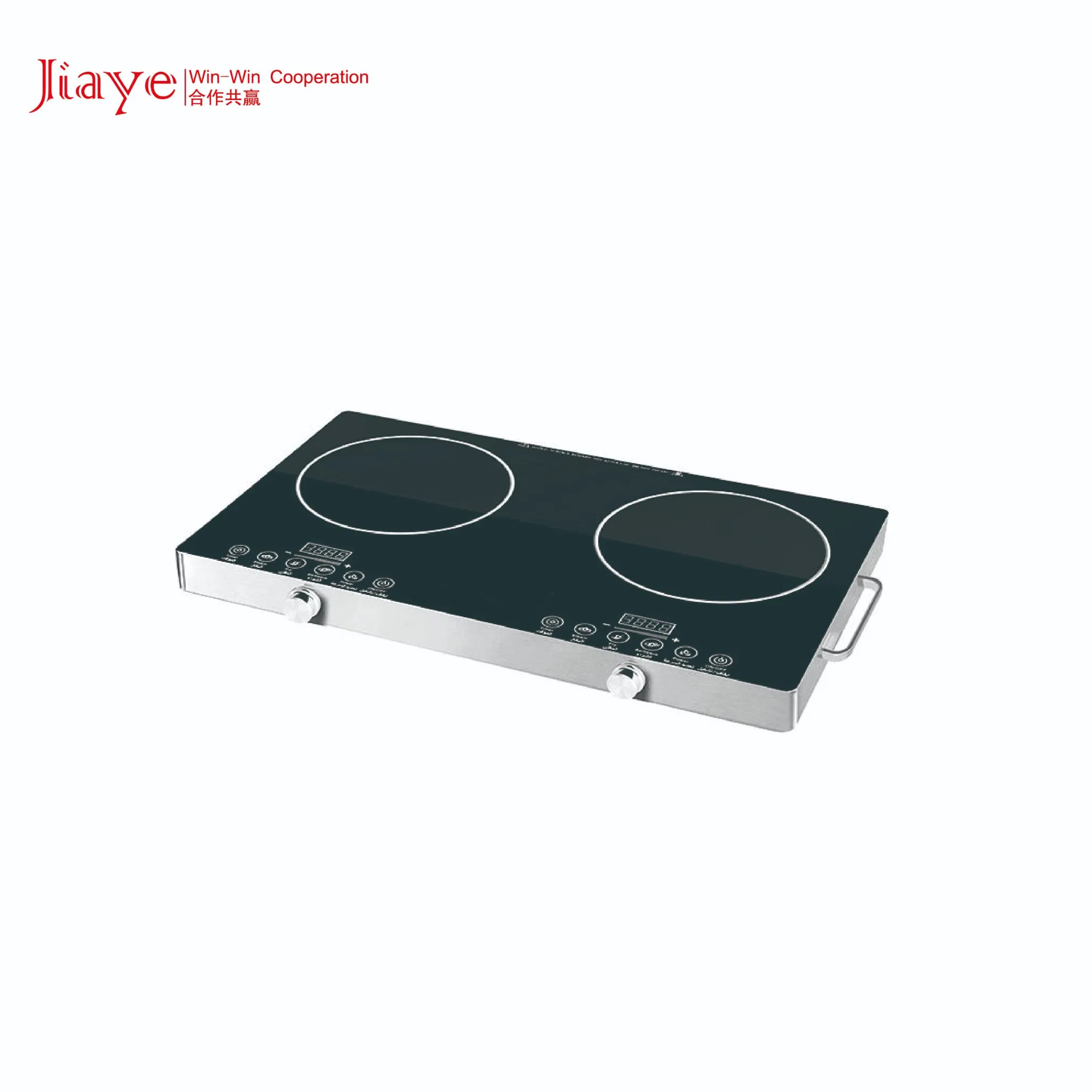 Wholesale Crystal Glass Panel 2 Burner Table Infrared Cooker