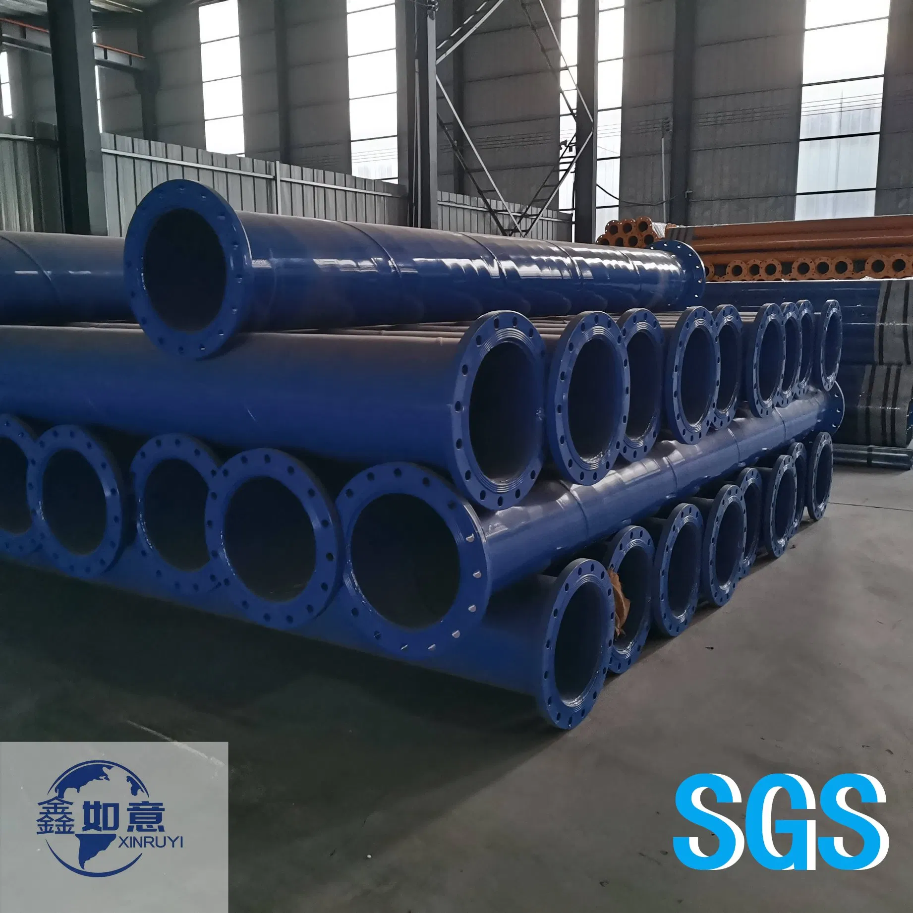 Hydrostatic Galvanized Epoxy Resin Red Color Threading Seamless Steel Pipe for Fire Fighting
