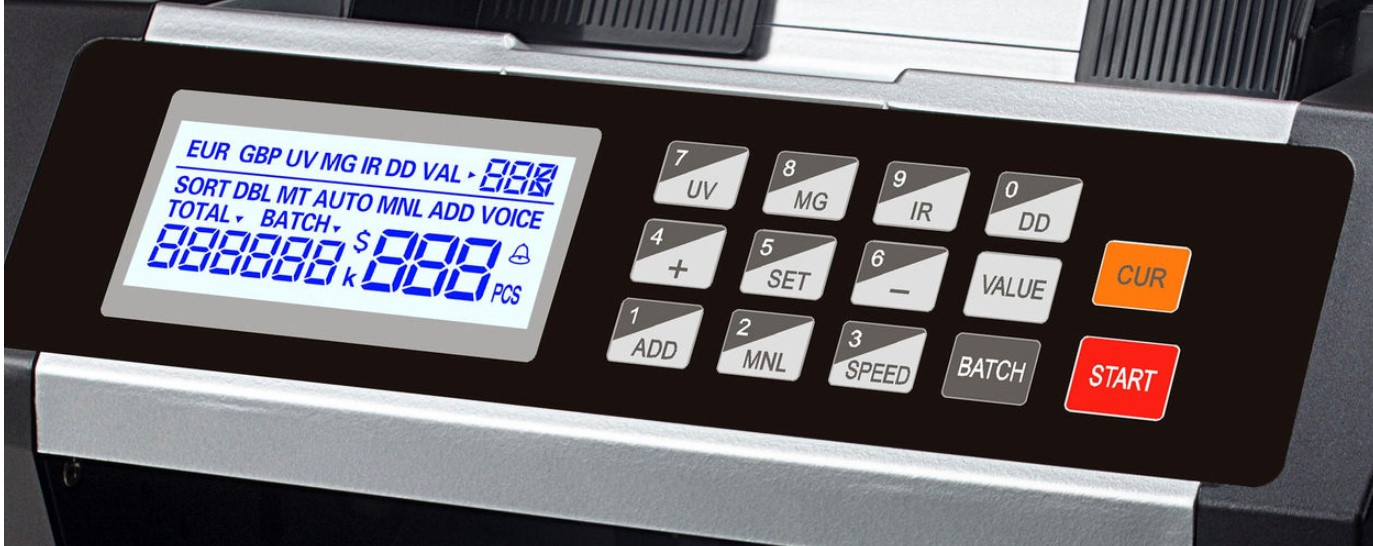UV Mg IR Dd Mt Fake Note Detection Money Counter