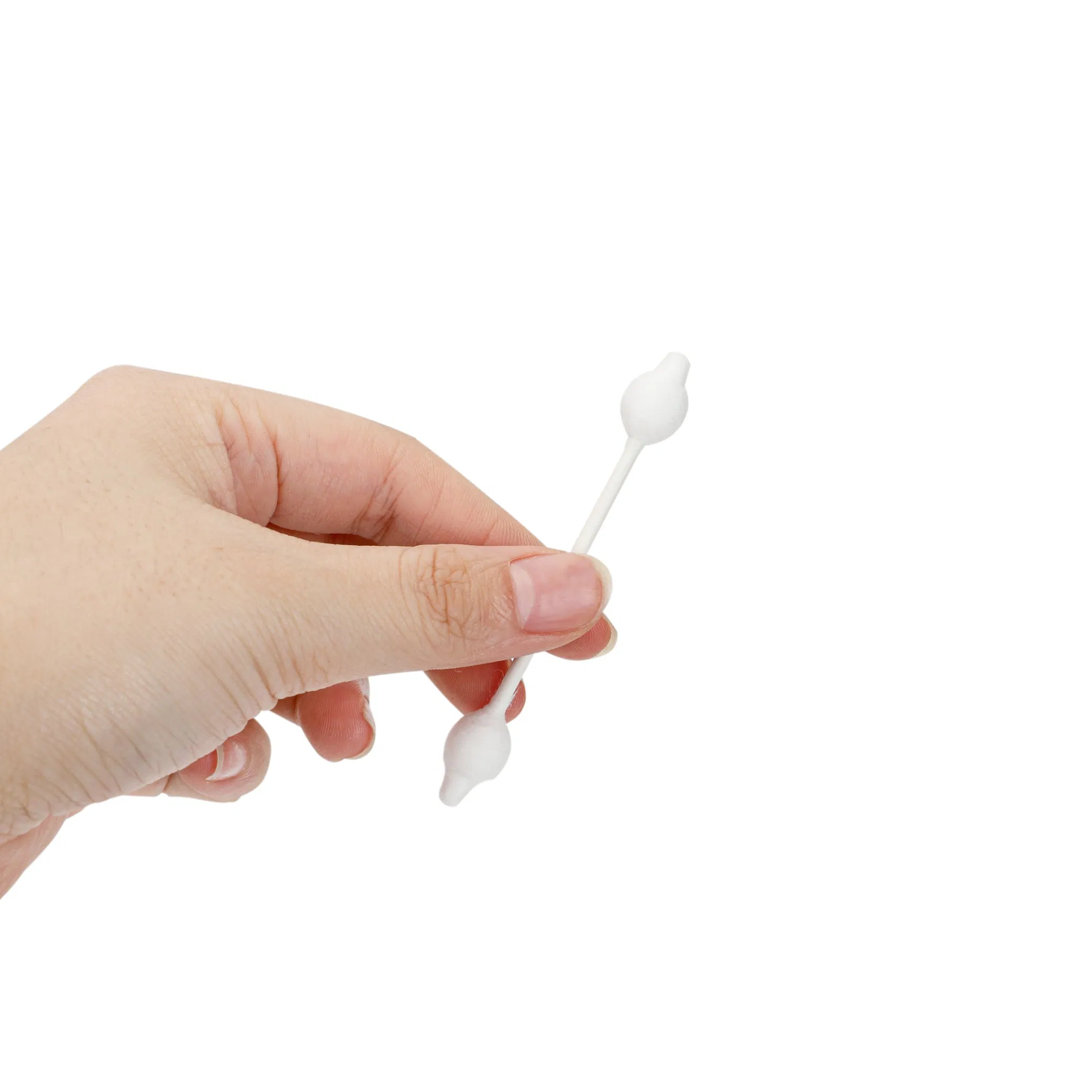Popular Gourd-Shaped Double-Headed Cotton Pet Stick Buds Spherical Baby Ear Nose Eye Cleaning Boxed Material Paper