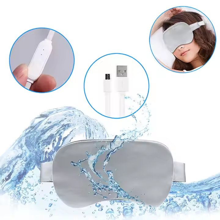 LED Infrared Red Light Therapy Eye Mask Heating LED Light Therapy Eye Mask Chemical for All Skin Types