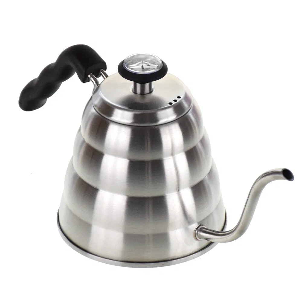 40oz Coffee Stainless Steel Kettle Coffee Tea Pots with Built-in Thermometer Bl13851