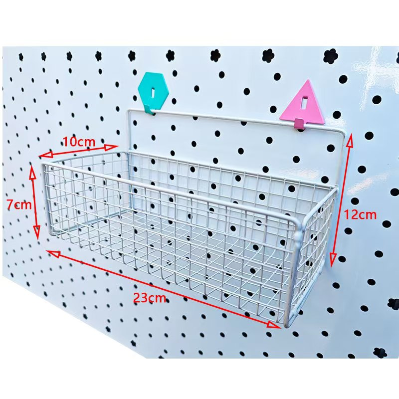Bulk Discount Wholesale Custom Metal Shelving Racks Iron Storage Basket