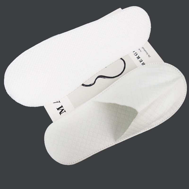 Hot Selling Customized Hotel Disposable White Slippers