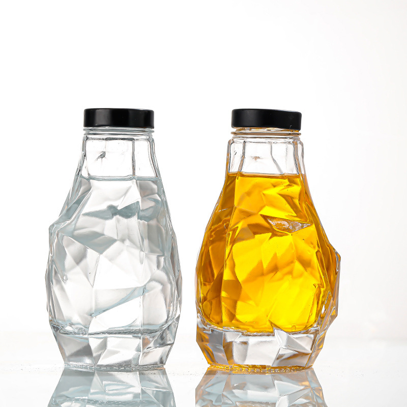 350ml Empty Glass Honey Bottles Jars Glass Bottle for Honey