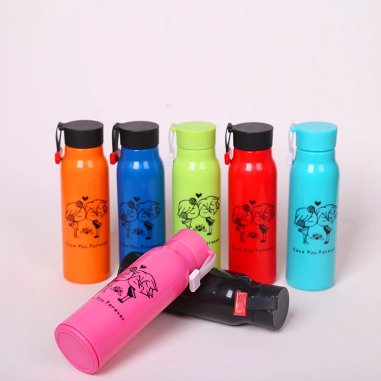 Fashion Portable Water Bottle Double Layer Insulated Glass