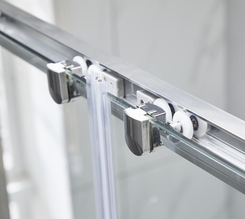 2023 Adjustable Fashion Aluminum Sliding Shower Screen Shower Door