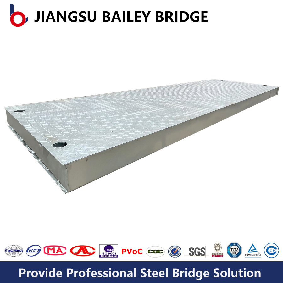 Premium Anti Slip Heavy Duty Steel Deck for Bailey Steel Modular Bridge
