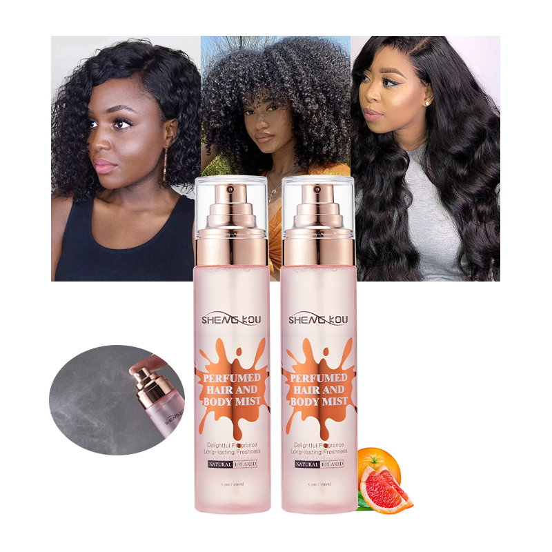 Custom Private Label 100% Vegan Delightful Fragrance Hair Body Spray No Irritant Hair Perfume Mist