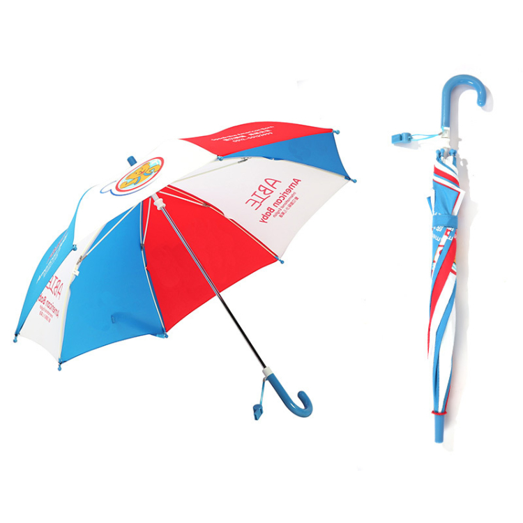 Прямой зонт с логотипом для промоакций