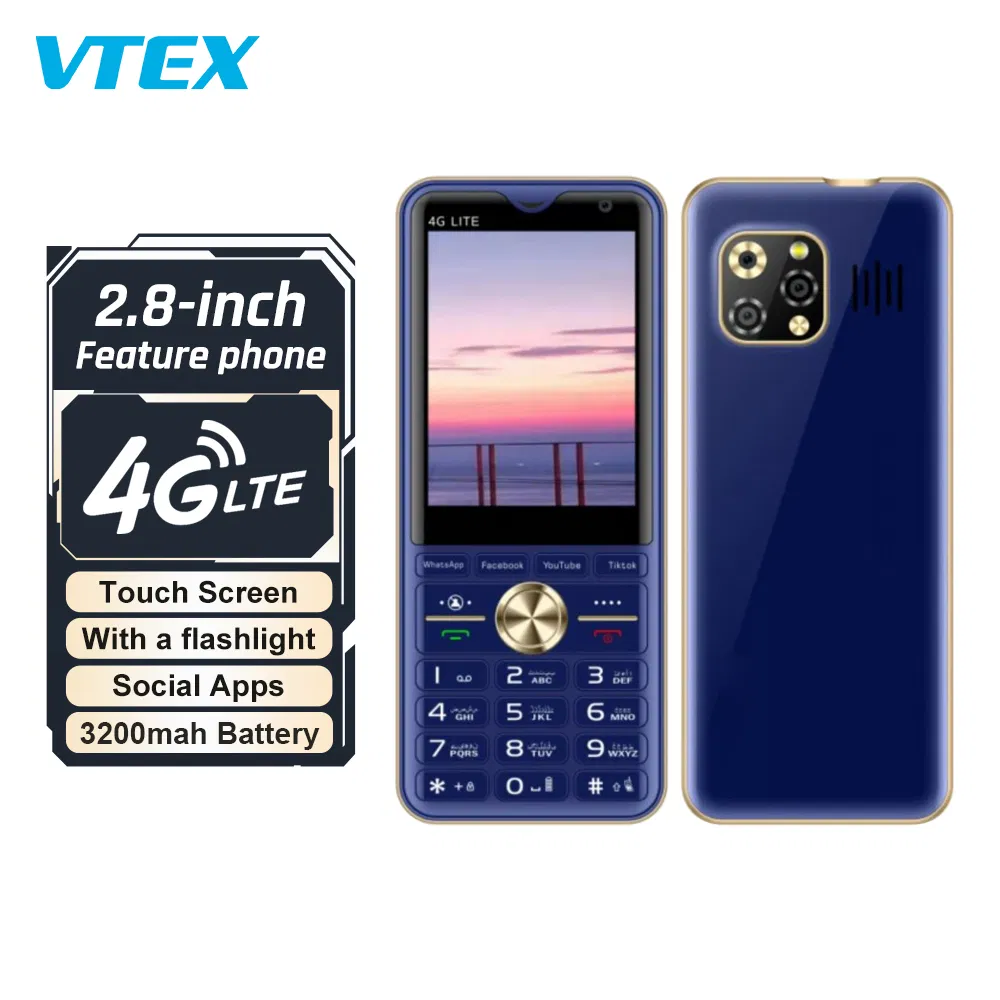 Мини-телефон Android 2.8 дюйма с записью разговоров и 4G