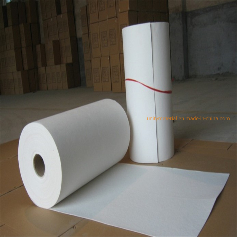 3mm 5mm 7mm 9mm 10mm 1260c 1350c 1430 Alumina Zircon Fireproof High Temperature Heat Thermal Insulation Refractory Ceramic Fiber Paper for Aerogel Blanket