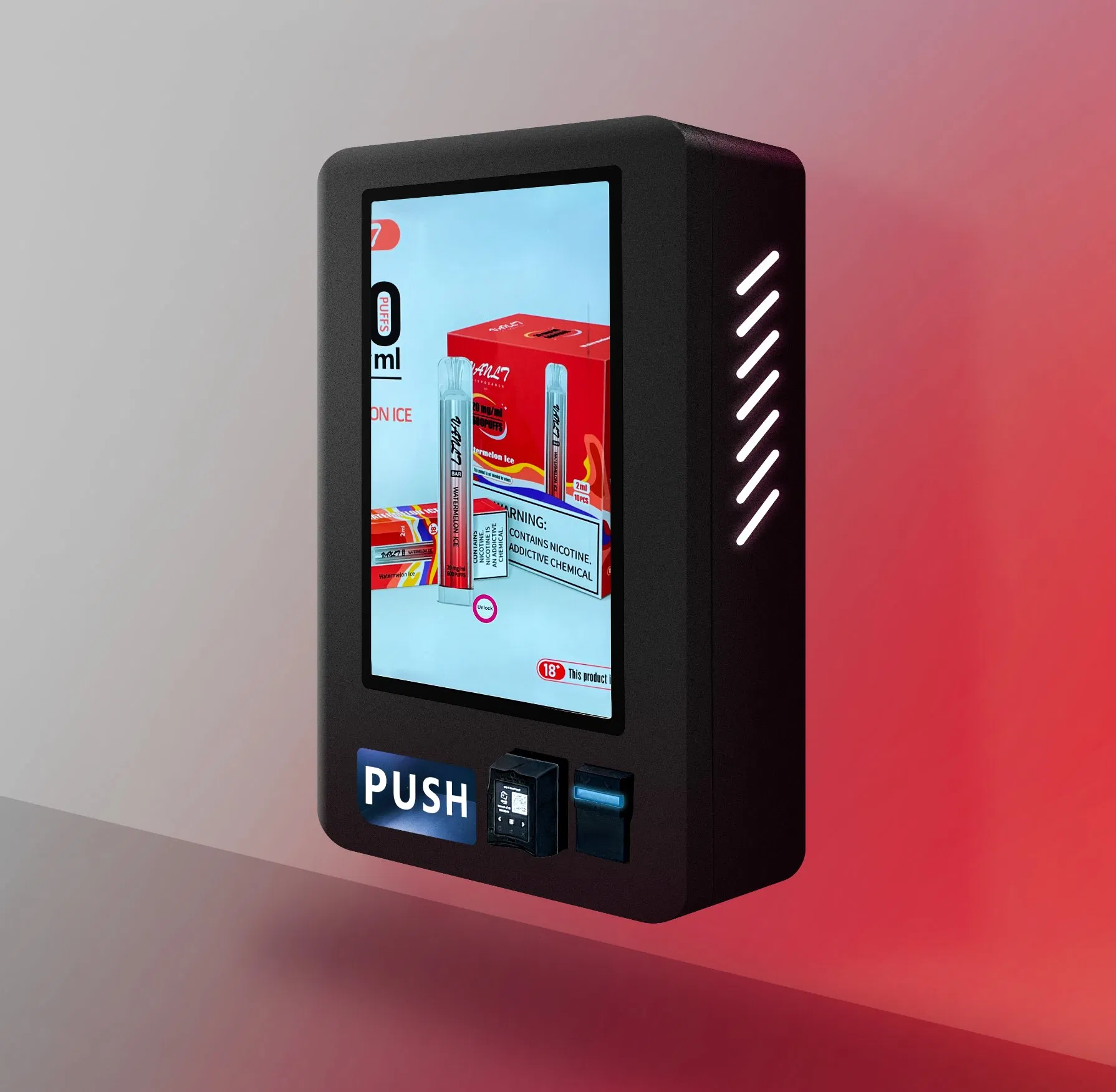 Factory Price New Design Commerce Finance Electronics Maquinas Vending Beauty Full Automatic Hung Perfume Cigarette Mini Wall Mount Vending Machine for Condom