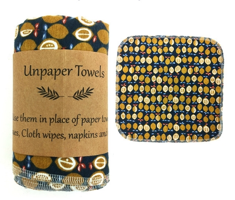 Eco Friendly Reusable Organic Natural Cotton Unpaper Towel Unbleached Bamboo Cotton Kitchen