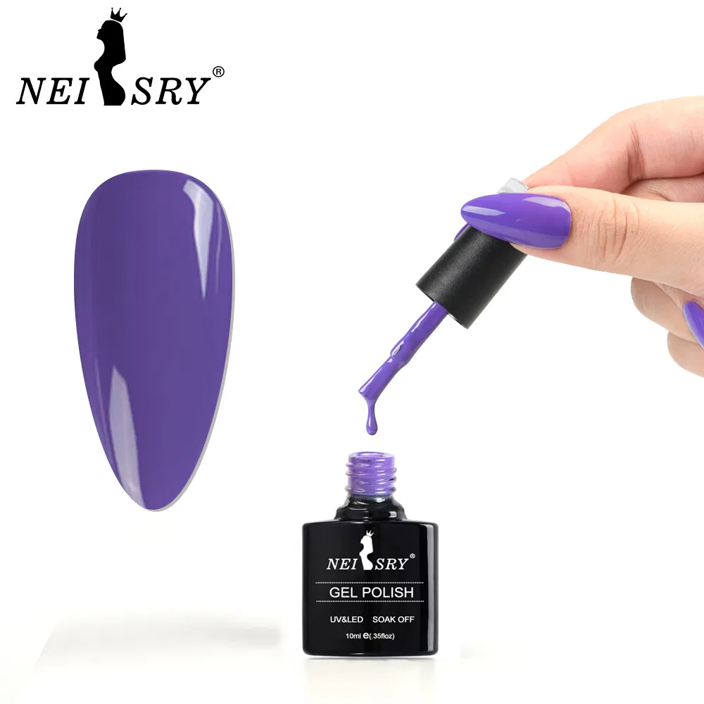 Neissry Nail Supplies Tpo Hema Free 36color Neon Gel Nail Polish Collection High Pigment Vegan Gel Polish Set OEM Private Label