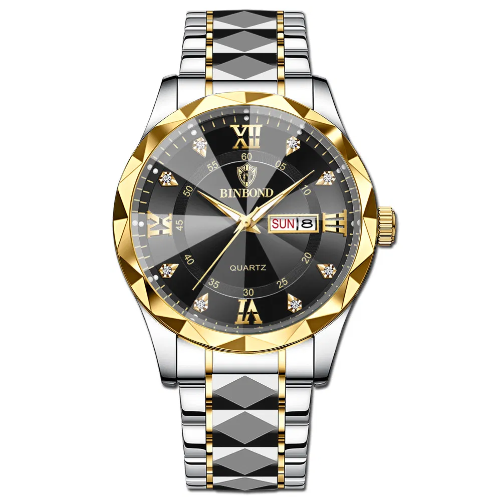Hot-Selling Binbond Men Style Fancy Design Business Watch Waterproof Quartz Watch