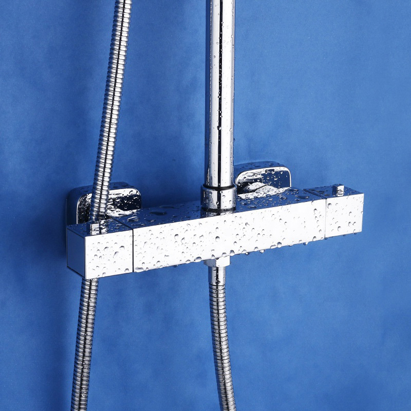 Wholesale Copper Body Concealed Thermostatic Valve Mixing Valve Temperature Control Shower Bar Head