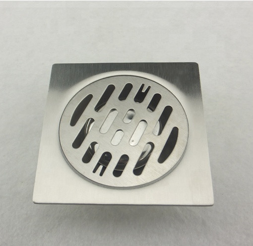 Квадратный напольный трап с антизапахом и быстрым сливом